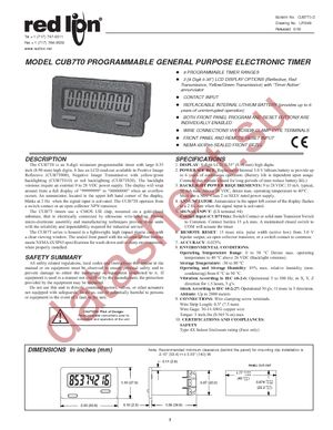 CUB7T000 datasheet  